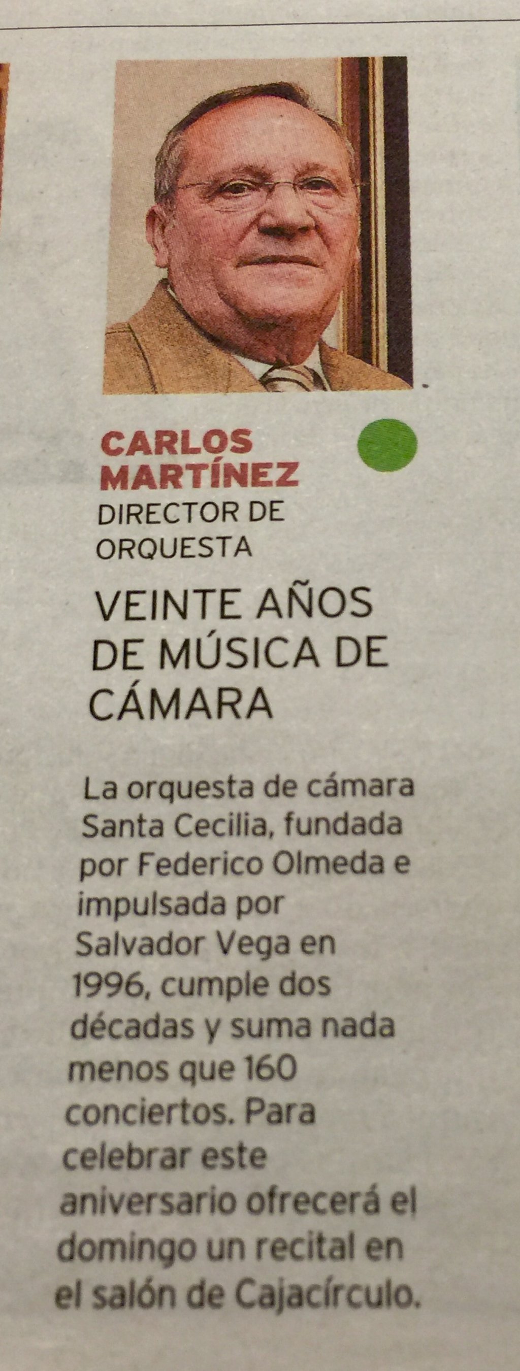 Círculo Católico De Obreros director de orquesta